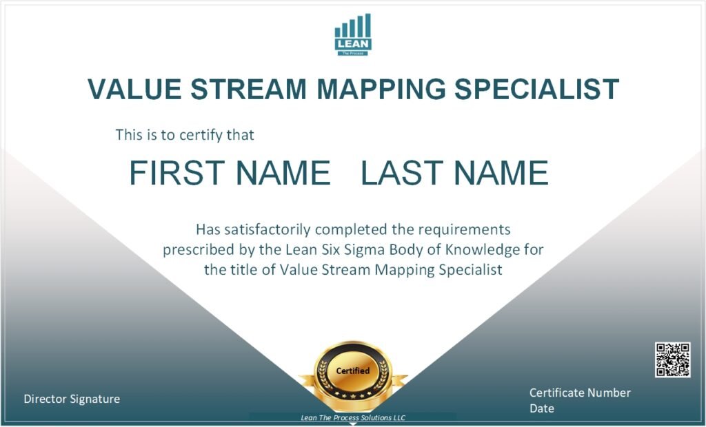 Value Stream Mapping Course Online | VSM Certification