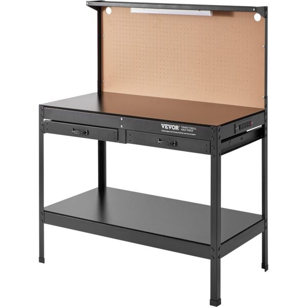 VEVOR Workbench A3 Steel Work Bench For Workshop - Image 3