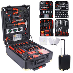Universal Tool Set With Rolling Tool Box