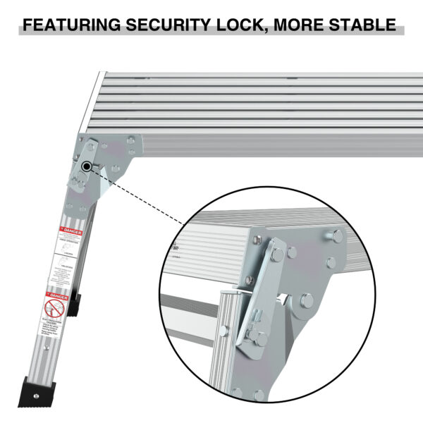 Metal Bench Folding Ladder - Image 9